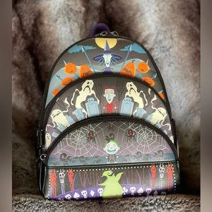 NBC TRIPLE POCKET GLOW LOUNGEFLY BNWT